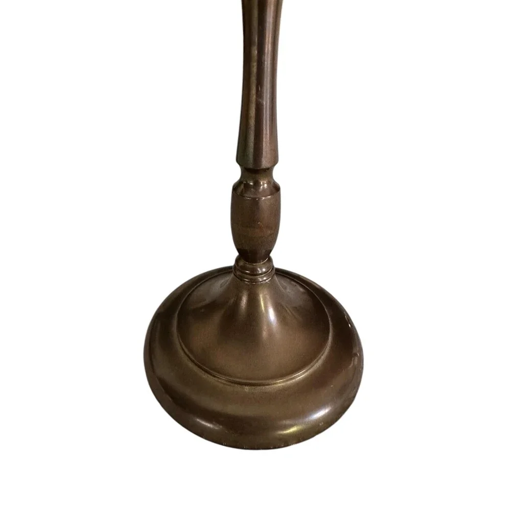 Vintage R. C. Hanukkah Brass Menorah - Judaica - Star of David